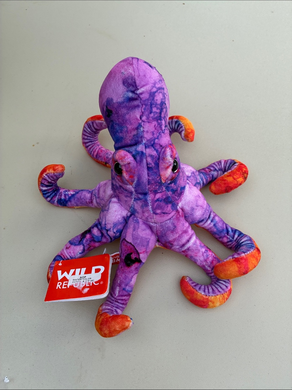 Wild Republic Atlantis Octopus Plush NWT Water Color
